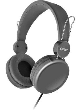 Coby CVH-802-GRY Bass Boost Stereo Headpones, Gray; Built-in-mic; Comfortable design; Adjustable headband; Stereo sound quality; One sided cable; Designed for smartphones,tablets and media players; The plush ear cushions ensure hours of comfort while you are listening to music; UPC 812180021337 (CVH 802 GRY CVH 802GRY CVH802 GRY CVH802-GRY CVH-802GRY CVH802GRY CVH802GRY)