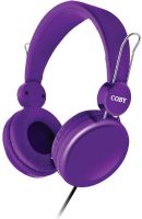 Coby CVH-802-PU Bass Boost Stereo Headpones, Purple; Built-in-mic; Comfortable design; Adjustable headband; Stereo sound quality; One sided cable; Designed for smartphones,tablets and media players; The plush ear cushions ensure hours of comfort while you are listening to music; UPC 812180021368 (CVH802PU CVH802-PU CVH-802PU CVH 802 PU CVH802 PU CVH 802PU) 