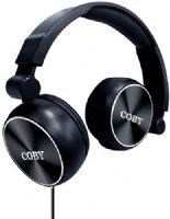Coby CVH804BK Aluminum "FOLDZ" Headphones, Black, Exclusive design that highlight simple but functionary beauty, Plush ear cushions ensure hours of comfort while you are listening and don't want the music to end, Acclaimed sonic performance that provide top notch sound for the way artist intended to be heard, UPC 812180021436 (CV-H804-BK CV-H804BK CVH804-BK CVH804) 