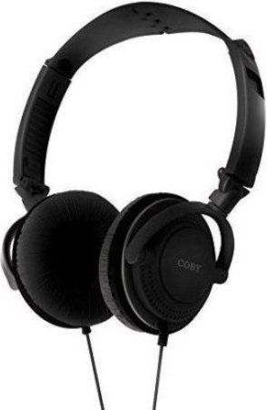 Coby CVH-806-BLK Twister Stereo Headphones with Built-In Microphone, Black; Swivel design, flexible ear cushions, adjustable headband, and folding option gives you the ability to customize these headphones to your comfort level; 40mm Driver; Impedance 32 Ohm; Frequency Range 20-20000Hz; 3.5mm Stereo Plug; 5 Feet Cable Length; UPC 812180022655 (CVH806BLK CVH806-BLK CVH-806BLK CVH-806 CVH806BK)