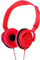 Coby CVH-806-RED Twister Stereo Headphones with Built-In Microphone, Red; Swivel design, flexible ear cushions, adjustable headband, and folding option gives you the ability to customize these headphones to your comfort level; 40mm Driver; Impedance 32 Ohm; Frequency Range 20-20000Hz; 3.5mm Stereo Plug; 5 Feet Cable Length; UPC 812180022822 (CVH806RED CVH806-RED CVH-806RED CVH-806 CVH806RD) 