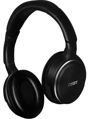 Coby CVH-808-BLK Revolve Stereo Headphones with Mic, Black; Comfortable design; Comfortable ear cushions; Adjustable headband; Lightweight design; Stereo sound quality; One sided cable; UPC 812180023478 (CVH808BK CVH808-BK CVH808-BLK CVH-808BLK CVH 808BLK CVH808 BLK CVH 808 BLK CVH808BLK)
