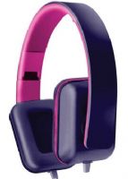 Coby CVH-820-PRP Colorbeat Stereo Headphones with Microphone, Purple, Designed for smartphones, tablets and media players, Comfortable design, Comfortable ear cushions, Lightweight design, Stereo sound quality, One sided cable, UPC 812180029258 (CVH820PRP CVH820-PRP CVH-820PRP CVH 820 PRP CVH 820PRP CVH820 PRP CVH820PU) 