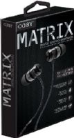 Coby CVPE-07-BLK Matrix Metal Stereo Earbuds with Built-in Microphone, Black; Designed for smartphones, tablets and media players; Frequency range 20-20000Hz; Reinforced alloy housing; Once touch answer button; Tangle-free flat cable; Extra ear cushions; 10mm driver; Dimensions 3.8 x 5.9 x 1.1 inches; UPC 812180024185 (CVPE07BLK CVPE07-BLK CVPE-07BLK CVPE-07 CVPE07BK) 