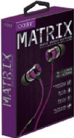 Coby CVPE-07-PRP Matrix Metal Stereo Earbuds with Built-in Microphone, Purple; Designed for smartphones, tablets and media players; Frequency range 20-20000Hz; Reinforced alloy housing; Once touch answer button; Tangle-free flat cable; Extra ear cushions; 10mm driver; Dimensions 3.8 x 5.9 x 1.1 inches; UPC 812180024291 (CVPE07PRP CVPE07-PRP CVPE-07PRP CVPE-07 CVPE07PU) 