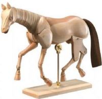 Alvin CW401 Horse Mannequin 12,  Ideal models for sketching, drawing, or painting, or an attractive moveable sculpture for horse and dog lovers, Adorable display items for the classroom, office, or studio (CW-401 CW 401) 