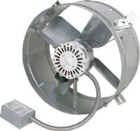Ventamatic CX1500UPS Gable-Mount Power Attic Ventilator Fan, 1300 Airflow,  2.6 Amperage, Metalic Color Family, Metallic Color/Finish Family, Gable Ventilation, Galvanized Steel Material, 110 Voltage, Electric Power Type, 15" Cut-Out Diameter, Reduces heat buildup in attic, Prevents weather-induced home deterioration, Equalizes temps inside and outside attic, Galvanized steel construction, For 1850 square foot attic, UPC 047242949148 (CX1500UPS CX-1500-UPS CX 1500 UPS) 
