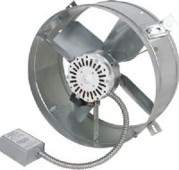 Ventamatic CX1600UPS Gable-Mount Power Attic Ventilator Fan, 1600 Airflow,  4.5 Amperage, Steel Color Family, Metallic Color/Finish Family, Gable Ventilation, Galvanized Steel Material, 110 Voltage, Electric Power Type, 15" Cut-Out Diameter, Reduces heat buildup in attic, Prevents weather-induced home deterioration, Equalizes temps inside and outside attic, Galvanized steel construction, For 2400 square foot attic, UPC 047242949155 (CX1600UPS CX-1600-UPS CX 1600 UPS) 