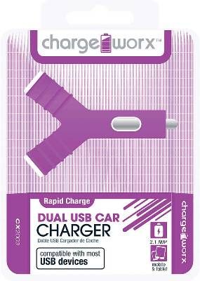 Chargeworx CX2003VT Dual USB 