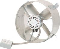 Ventamatic CX2500UPS Gable-Mount Power Attic Ventilator Fan, 1650 Airflow,  2.1 Amperage, Steel Color Family, Metallic Color/Finish Family, Gable Ventilation, Galvanized Steel Material, 110 Voltage, Electric Power Type, 15" Cut-Out Diameter, Reduces heat buildup in attic, Prevents weather-induced home deterioration, Equalizes temps inside and outside attic, For 2500 square foot attic, UPC 047242949162 (CX2500UPS CX-2500-UPS CX 2500 UPS) 