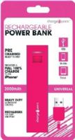 Chargeworx CX6507PK Rechargeable Metallic Power Bank, Pink, Compact design, 2000mAh Rechargeable Battery, Provides a full 100% charge to an iPhone, Heavy duty aluminum casing, Recharges via any USB port, Compatible with USB devices, Includes charging cable, UPC 643620565070 (CX-6507PK CX 6507PK CX6507P CX6507) 