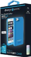 Chargeworx CX7004BL Slim Battery Case, Blue For use with iPhone 6 Plus, Rechargeable 4600mAh lithium battery, Pre-charged & ready to use, Extends battery stand by time, Slim-fit soft touch design, LED power indicator for battery level, ON/OFF power botton, Micro USB input port, Input 5V ~ 1A (Max), Output 5.0 +/- 0.25V~1A, Short circuit/Overcharge Protection, UPC 643622700424 (CX-7004BL CX 7004BL CX7004B CX7004) 