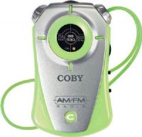 Coby CX71GN Mini AM/FM Pocket Radio with Neck Strap, Sensitive AM/FM tuner, 3.5mm headphone jack, Ultra slim compact design, Sensitive AM/FM tuner, DBBS - Dynamic Bass Boost System, Lightweight Stereo Earphones included, LED power on/off indicator/Built in belt clip, Green Finsih, UPC 716829107140 (CX71GN CX-71-GN CX 71 GN CX71 CX-71 CX 71) 