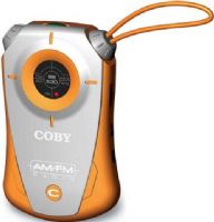 Coby CX71OR Mini AM/FM Pocket Radio with Neck Strap, Sensitive AM/FM tuner, 3.5mm headphone jack, Ultra slim compact design, Sensitive AM/FM tuner, DBBS - Dynamic Bass Boost System, Lightweight Stereo Earphones included, LED power on/off indicator/Built in belt clip, Orange Finsih, UPC 716829107157 (CX71OR CX-71-OR CX 71 OR CX71 CX-71 CX 71) 