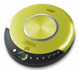 Coby Personal CX-CD111YEL Yellow Color CD Player with Rechargable Batteries  (CXCD111, CX CD111)