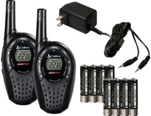 Cobra CXT225 MicroTalk Two Way Radio, Up to 20 Mile Range, 22 channels are combined with the 142 privacy codes (38 CTCSS/104 DCS), NOAA Weather & Emergency Radio, VOX, Battery Saver Circuitry, Scan Feature, Key Lock, 5 Call Tones, Roger Beep Tone, Auto Squelch, Maximum Range Extender, Illuminated LCD Display, Keystroke Tone Signal, UPC 028377908972 (CXT-225 CXT 225 CX-T225)