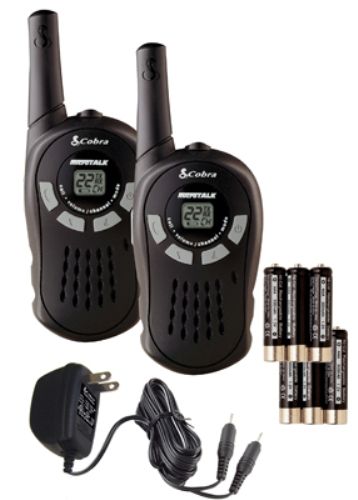 Cobra CXT85 microTALK 16-Mile Two-Way Radio, UHF/FM Ultra-clear long distance reception, 22 Channels Front, Call Alert Provides an easily recognizable alert for incoming calls, Roger Beep Tone, Auto Squelch Automatically shuts off weak transmissions or unwanted noise due to terrain or range constraints (CX-T85 CXT-85 CX T85)