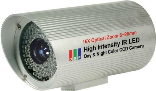COP-USA CZ16IRRC Bazooka Series 16X Optical Zoom, High Intensity IR LED Day & Night CCD Color Camera, 1/3