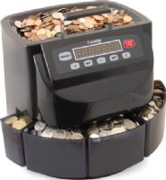 Cassida C-200 Business-Grade Electronic Coin Sorter, Counter and Roller; Automatically counts and sorts change at speeds of up to 300 coins per minute; Coin wrappers insert directly into the included coin tubes for fast and easy rolling; Counts and sorts pennies, nickels, dimes, quarters and dollar coins; UPC: 857287002179 (CASSIDAC200 CASSIDA C-200 C200 ELECTRONIC COIN COUNTER SORTER ROLLER) 