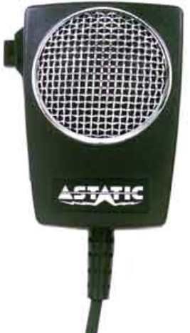 Astatic D104M6B/4B Model D104 Amplified Power Microphone, Durable high impact molded black ABS Housing, Power CB 4 Pin Handheld Microphone, Frequency Response 100 to 10,000 Hz, Impedance 5000 Ohm max., Output Level -44 dB below 1 volt per microbar at 1 kHz into 1 megohm load (D104M6B4B D104-M6B/4B D104-M6B-4B D104M6B D104-M6B)