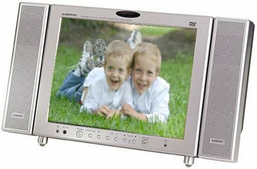 Audiovox D1210 DVD Player with 12.1" LCD Screen, Flat Screen 12.1" LCD DVD/TV Home Video System, Two Detachable Speakers, TV Tuner For In Home Use (D-1210    D 1210    D121    D-121)