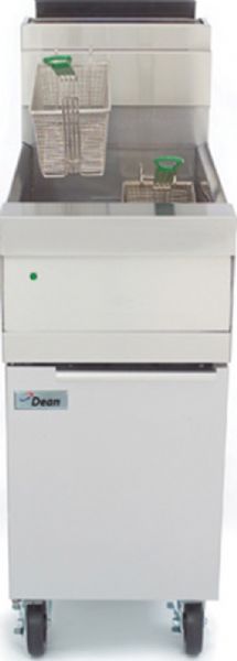 Frymaster D150G Decathlon Performance Fryer, 120000.00 BTUs, 50-lb - 25 liter oil capacity, Wide cold zone Cold Zone, Two twin Baskets, 3/4