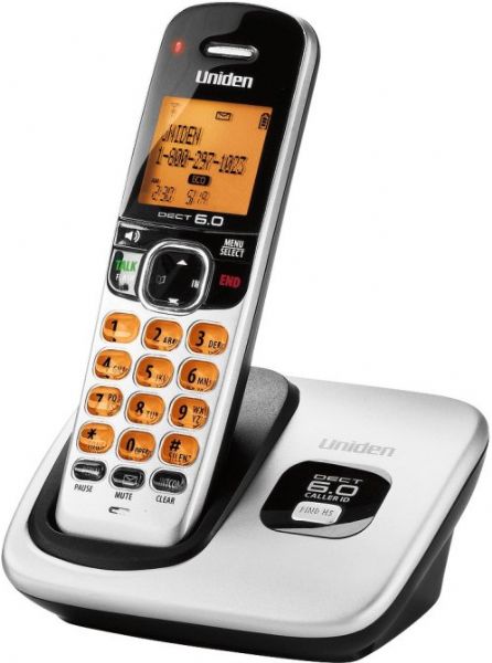 Uniden D1760 DECT 6.0 Cordless Phone, 100 Name & Number Memory, 6.0 Digital Frequency DECT, 1 Handsets Included, Expandable Up to 12 Handsets, 1 Incoming Lines, 50-Number Memory Speed Dial Memory, On Handset Keypad Location, 3-Line LCD Display, Speed Dialing, Speakerphone, Caller ID, Time/Day Stamp, Dial-Back Function, UPC 050633274811 (D1760 D-1760 D 1760)