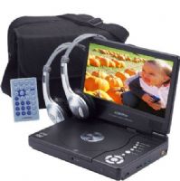 Audiovox D1809PK portable DVD player with car headrest mounting and cabling kit,CD-R, CD-RW, DVD-R, DVD+RW, DVD-RW, DVD+R, Kodak Picture CD, DVD, CD Media Type, LCD display - TFT active matrix - 8" - color Display Type, NTSC Media Format, Top-load Media Load Type, 16x, 32x, 2x, 4x, 8x Search Speed, A-B repeat, title, chapter DVD Repeat Modes, 16:9 Image Aspect Ratio, 3x, 2x, 4x Picture Zoom Power, JPEG photo playback Additional Features (D1809PK D-1809PK D 1809PK D1809-PK D1809 PK)  