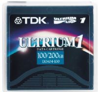 TDK D2404-100 LTO1 100/200GB LTO Ultrium Data Cartridge 100GB Native/ 200GB Compressed, Each (D2404 100 D2404100) 