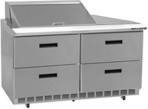 Delfield D4448N-8 Salad Prep Refrigerator with Four Drawers 48