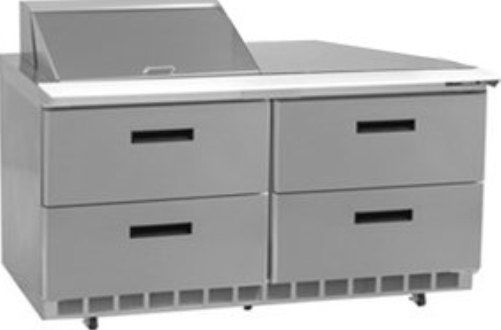 Delfield D4460N-8 Salad Prep Refrigerator with Four Drawers 60