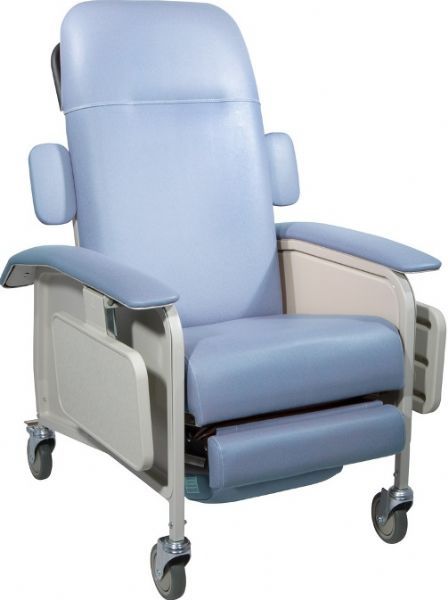 Drive Medical D577-BR Clinical Care Geri Chair Recliner, Blue Ridge, 20
