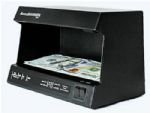 AccuBANKER D63-220 Counterfeit Money Detector (UV/WM); Ultraviolet Light Counterfeit Detection; Money counters are built to last, which is why we back our products with an industry leading 3 year warranty; 7" x 4 25" x 4.75" Dimensions; Power Consumption 18 Watts; Any Currency Accepted; 18 W UV lamp For Detection; 1.25 (0.58 kg) Weight; 220V Power Source;  (ACCUBANKERD63220 D63220 D63-220 ) 