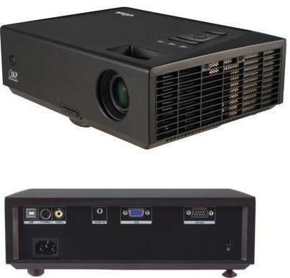 Vivitek D825MX Portable DLP Projector, 2600 ANSI Lumens, Native Resoultion XGA 1024 x 768 (Total 768,432 pixels), Maximum Resolution UXGA 1600 x 1200@60 Hz, Viewable Size 23