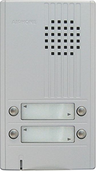 Aiphone DA-4DS Four-Call Audio Entrance Door Station for DA Series Two-Wire Door Entry System, Vandal-resistant construction, Direct select buttons, Backlit directory, Connects to door strike, Hands-free communication, UPC 790143529482 (DA-4DS DA 4DS DA4DS)