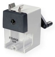 Dahle 155 Professional-Grade Rotary Sharpener; Automatic cutting system sharpens lead evenly and prevents over sharpening; German engineered; Shipping Weight 2.00 lb; Shipping Dimensions 5.00 x 2.5 x 4.5 in; UPC 076769155008 (DAHLE155 DAHLE-155 OFFICE) 