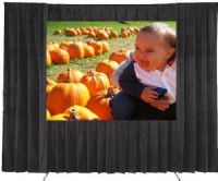 Da-Lite 36528P Fast-Fold Ultra Velour Drapery Kits for Deluxe Frames, Black Drape Color, For Screen H x W 10'6" x 14' (320 x 427 cm), Overall Height with 45" Skirt 15'3" (465 cm), Drapery attaches with snaps to Fast-Fold screens to enhance image and project a professional appearance, UPC 717068507678 (DALITE36528P DALITE-36528P DALITE 36528) 