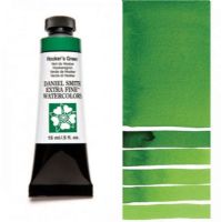 Daniel Smith 284600042 Extra Fine Watercolor 15ml Hooker's Green; These paints are a go to for many professional watercolorists, featuring stunning colors; Artists seeking a quality watercolor with a wide array of colors and effects; This line offers Lightfastness, color value, tinting strength, clarity, vibrancy, undertone, particle size, density, viscosity; Dimensions 0.76" x 1.17" x 3.29"; Weight 0.06 lbs; UPC 743162008964 (DANIELSMITH284600042 DANIELSMITH-284600042 WATERCOLOR) 
