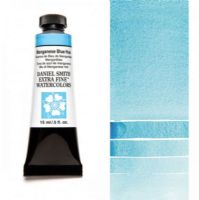 Daniel Smith 284600051 Extra Fine Watercolor 15ml Manganese Blue Hue; These paints are a go to for many professional watercolorists, featuring stunning colors; Artists seeking a quality watercolor with a wide array of colors and effects; This line offers Lightfastness, color value, tinting strength, clarity, vibrancy, undertone, particle size, density, viscosity; Dimensions 0.76" x 1.17" x 3.29"; Weight 0.06 lbs; UPC 743162009053 (DANIELSMITH284600051 DANIELSMITH-284600051 WATERCOLOR) 