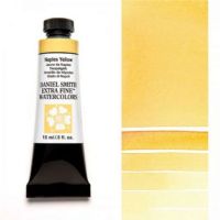 Daniel Smith 284600058 Extra Fine Watercolor 15ml Naples Yellow; These paints are a go to for many professional watercolorists, featuring stunning colors; Artists seeking a quality watercolor with a wide array of colors and effects; This line offers Lightfastness, color value, tinting strength, clarity, vibrancy, undertone, particle size, density, viscosity; Dimensions 0.76" x 1.17" x 3.29"; Weight 0.06 lbs; UPC 743162009121 (DANIELSMITH284600058 DANIELSMITH-284600058 WATERCOLOR) 