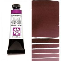 Daniel Smith 284600059 Extra Fine Watercolor 15ml Naphthamide Maroon; These paints are a go to for many professional watercolorists, featuring stunning colors; Artists seeking a quality watercolor with a wide array of colors and effects; This line offers Lightfastness, color value, tinting strength, clarity, vibrancy, undertone, particle size, density, viscosity; Dimensions 0.76" x 1.17" x 3.29"; Weight 0.06 lbs; UPC 743162009138 (DANIELSMITH284600059 DANIELSMITH-284600059 WATERCOLOR) 