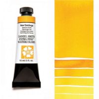 Daniel Smith 284600060 Extra Fine Watercolor 15ml New Gamboge; These paints are a go to for many professional watercolorists, featuring stunning colors; Artists seeking a quality watercolor with a wide array of colors and effects; This line offers Lightfastness, color value, tinting strength, clarity, vibrancy, undertone, particle size, density, viscosity; Dimensions 0.76" x 1.17" x 3.29"; Weight 0.06 lbs; UPC 743162009145 (DANIELSMITH284600060 DANIELSMITH-284600060 WATERCOLOR) 
