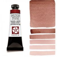 Daniel Smith 284600137 Extra Fine Watercolor 15ml English Red Earth; These paints are a go to for many professional watercolorists, featuring stunning colors; Artists seeking a quality watercolor with a wide array of colors and effects; This line offers Lightfastness, color value, tinting strength, clarity, vibrancy, undertone, particle size, density, viscosity; Dimensions 0.76" x 1.17" x 3.29"; Weight 0.06 lbs; UPC 743162014743 (DANIELSMITH284600137 DANIELSMITH-284600137 WATERCOLOR) 