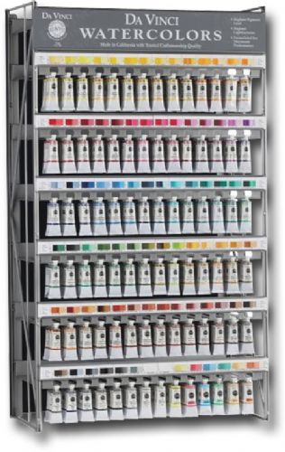 Da Vinci DAV15FD Artists', Watercolor Paint Display; Watercolor Paint Display; 15ml tubes, 2 each of 84 colors; More for the money with this high quality Product; Offers premium quality at outstanding saving; Dimensions 38