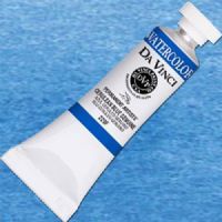 Da Vinci DAV229F Artists', Watercolor Paint 15ml Cerulean Blue; All Da Vinci watercolors have been reformulated with improved rewetting properties and are now the most pigmented watercolor in the world; Expect high tinting strength, maximum light-fastness, very vibrant colors, and an unbelievable value;  UPC 643822229152 (DAVINCI DAV229F DA VINCI ALVIN CERULEAN BLUE) 