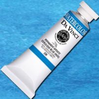 Da Vinci DAV230 Artists', Watercolor Paint 37ml Cerulean Blue Hue; All Da Vinci watercolors have been reformulated with improved rewetting properties and are now the most pigmented watercolor in the world; Expect high tinting strength, maximum light-fastness, very vibrant colors, and an unbelievable value;  UPC 643822230370 (DAVINCI DAV230 DA VINCI ALVIN CERULEAN BLUE HUE) 