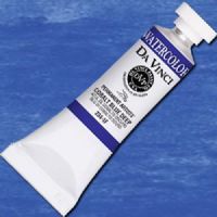 Da Vinci DAV234-1F Artists', Watercolor Paint 15ml Cobalt Blue Deep; All Da Vinci watercolors have been reformulated with improved rewetting properties and are now the most pigmented watercolor in the world; Expect high tinting strength, maximum light-fastness, very vibrant colors, and an unbelievable value;  UPC 643822234118 (DAVINCI DAV2341F DAV234-1F DA VINCI ALVIN COBALT BLUE DEEP) 