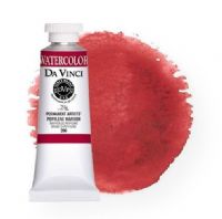 Da Vinci DAV266 Artists' Watercolor Paint 37ml Perylene Maroon; All Da Vinci watercolors have been reformulated with improved rewetting properties and are now the most pigmented watercolor in the world; Expect high tinting strength, maximum light-fastness, very vibrant colors, and an unbelievable value; Transparency rating: T=transparent, ST=semitransparent, O=opaque, SO=semi-opaque; Sold per unit; Shipping Weight 0.40 lb; Shipping Dimensions 4.30 x 3.50 x 1.10 inches; UPC 643822266379 (DAVINCID 