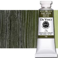 Da Vinci 160 Oil Color Paint, 37ml, Olive Green; All permanent with the highest resistance to fading; This collection of professional oil colors is formulated with the finest raw materials from around the world and is the only brand made using 100 percent ASTM pigments; Soft and creamy consistency using pure and refined linseed oil; Conforms to ASTM-4302; UPC 643822160400 (DA VINCI DAV160 160 ALVIN OLIVE GREEN) 