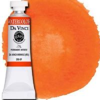 Da Vinci 200-3F Watercolor Paint, 15ml, Orange; All Da Vinci watercolors are finely milled with a high concentration of premium pigment and dispersed in the finest quality natural gum; Expect high tinting strength, very good to excellent fade-resistance (Lightfastness I and II), and maximum vibrancy; Use straight from the tube or fill your own watercolor pans and rewet; UPC 643822200359 (DA VINCI 200-3F 200 3F 2003F DAVINCI2003F ALVIN 15ml ORANGE) 